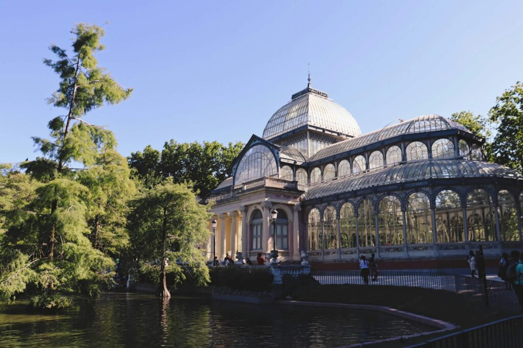 Un magnifique parc à Madrid